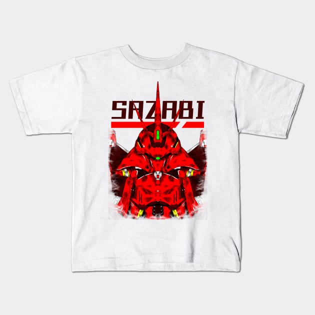 MSN 04-SAZABI Kids T-Shirt by Amartwork